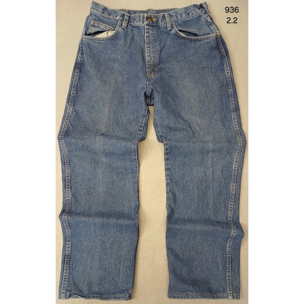 Bulwark FR (34x32) Straight Leg Flame-Resistant Blue Denim Jeans